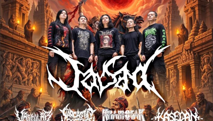 Menggali Akar Peradaban Lewat Gelapnya Distorsi: Band Cakrawartin Siap Hentak Pantai Glagah