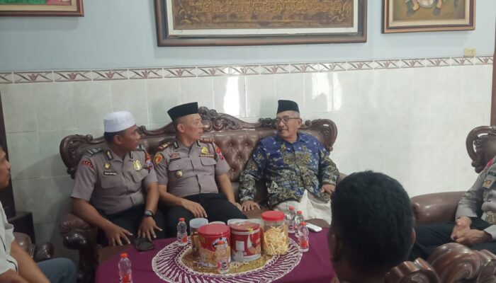 Kapolsek Jabon Sambangi Tokoh NU Sidoarjo, Perkuat Sinergi Jaga Kamtibmas