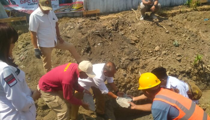 Penguatan Infrastruktur Politik, DPC Partai Gerindra Kabupaten Kendal Gelar Peletakan Batu Pertama Kantor Baru