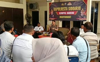 Polresta Sidoarjo Gencarkan Program POLIRAN, Serap Aspirasi Warga Randegan