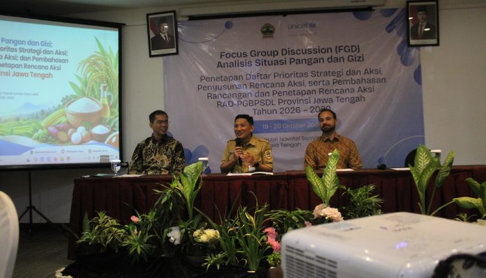 Tim Akademisi Unsoed Dampingi BAPPEDA Jawa Tengah Susun Rencana Aksi Pangan dan Gizi 2026–2029