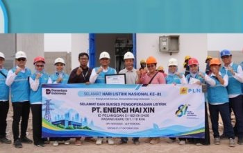 PLN UP3 Sidoarjo Nyalakan Listrik 1.110 kVA untuk PT Energi Hai Xin, Dukung Pertumbuhan Industri