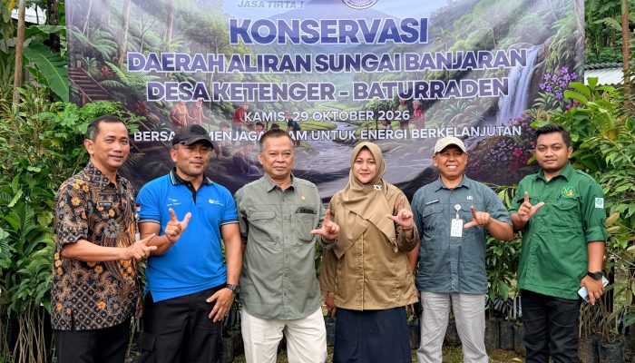 Direktur UT Purwokerto Hadiri Aksi Konservasi DAS Banjaran, 1.035 Pohon Ditanam untuk Jaga Sumber Air dan Energi Bersih