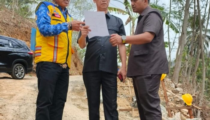 Pantau Peningkatan Jalan Tumbak Anyar–Banyuasin, Rokhman Dorong Percepatan Pengerjaan