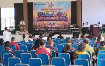 Polsek Krian Amankan Kebaktian Kebangunan Rohani di Sidoarjo, Jaga Toleransi Antarumat Beragama